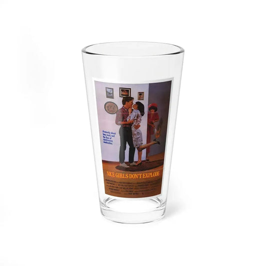NICE GIRLS DON'T EXPLODE 1987 Movie Poster - Pint Glass 16oz 16oz - Go Mug Yourself
