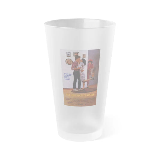 NICE GIRLS DON'T EXPLODE 1987 Movie Poster - Frosted Pint Glass 16oz-16oz-Frosted-Go Mug Yourself