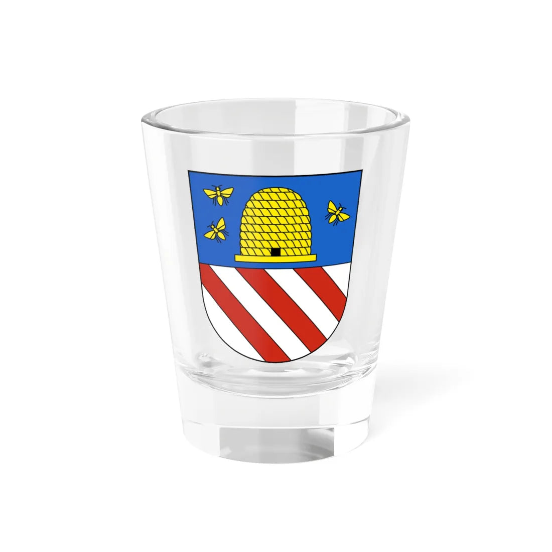 Niederbüren-blazon (Switzerland) (Coat of Arms) Shot Glass 1.5oz 1.5oz - Go Mug Yourself