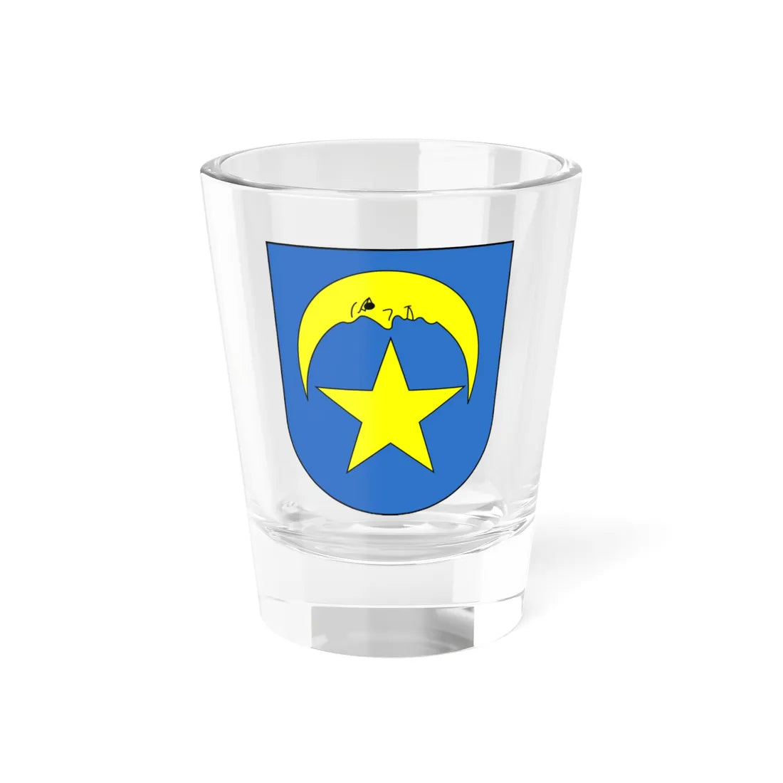 Niederglatt-blazon (Switzerland) (Coat of Arms) Shot Glass 1.5oz 1.5oz - Go Mug Yourself