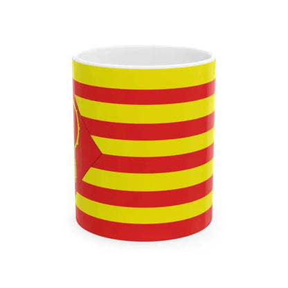 Nieuwerkerken vlag (Belgium) White Coffee Mug 11oz - Go Mug Yourself