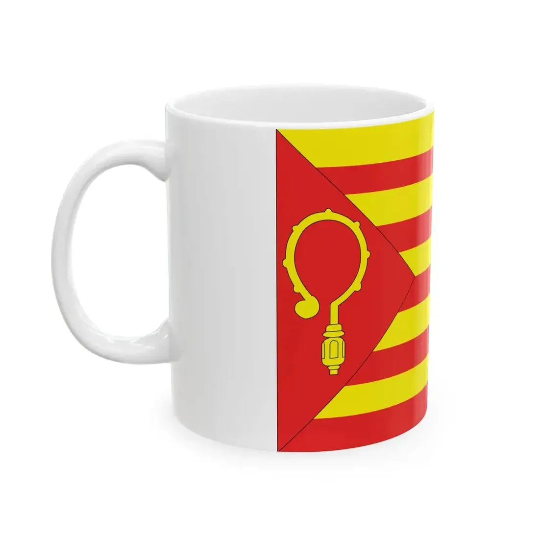Nieuwerkerken vlag (Belgium) White Coffee Mug - Go Mug Yourself