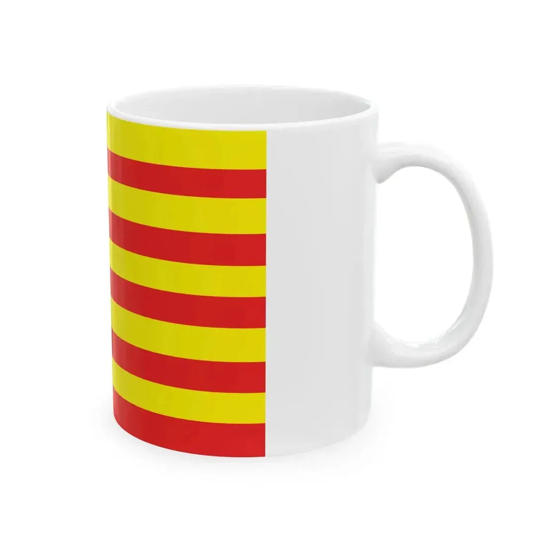 Nieuwerkerken vlag (Belgium) White Coffee Mug - Go Mug Yourself