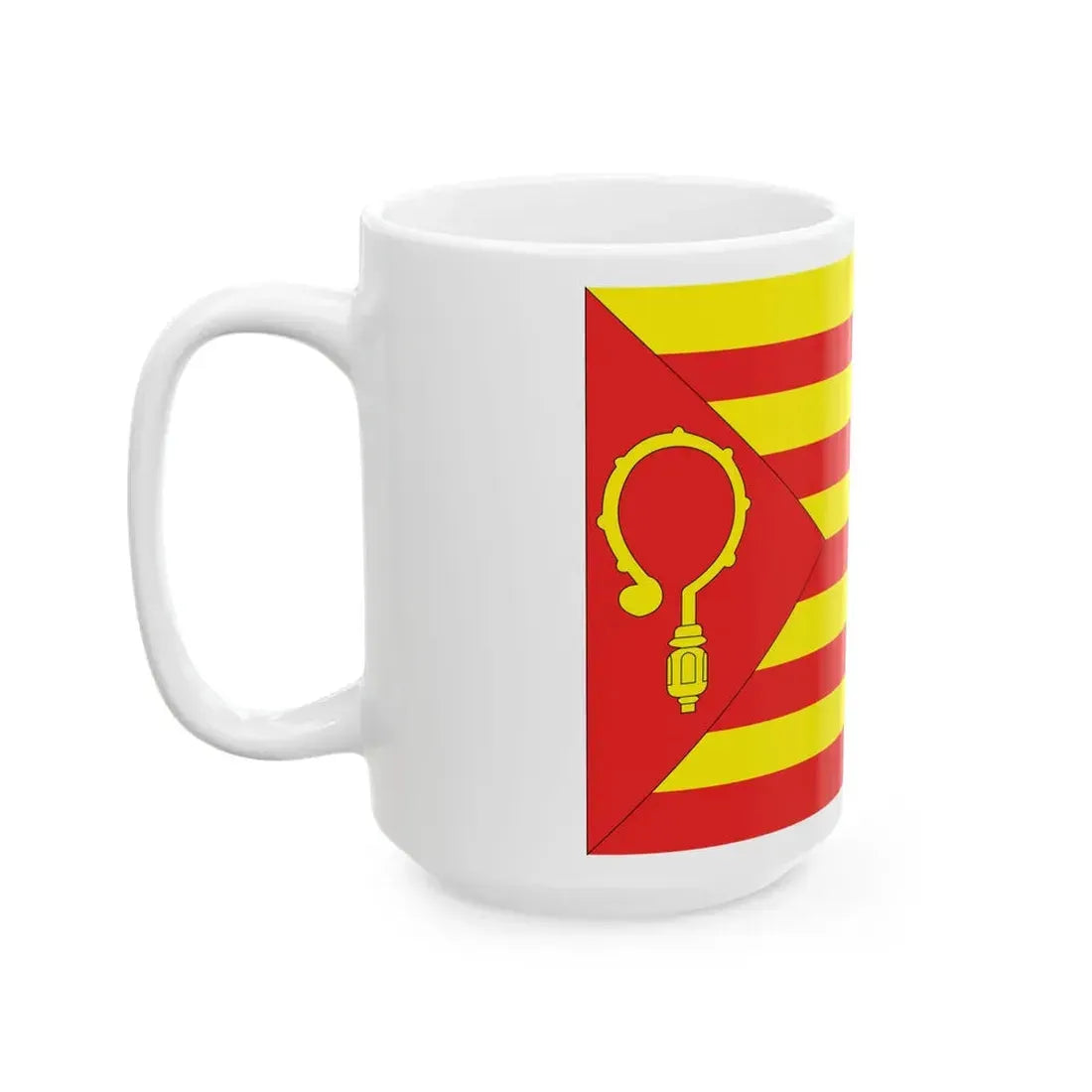 Nieuwerkerken vlag (Belgium) White Coffee Mug - Go Mug Yourself