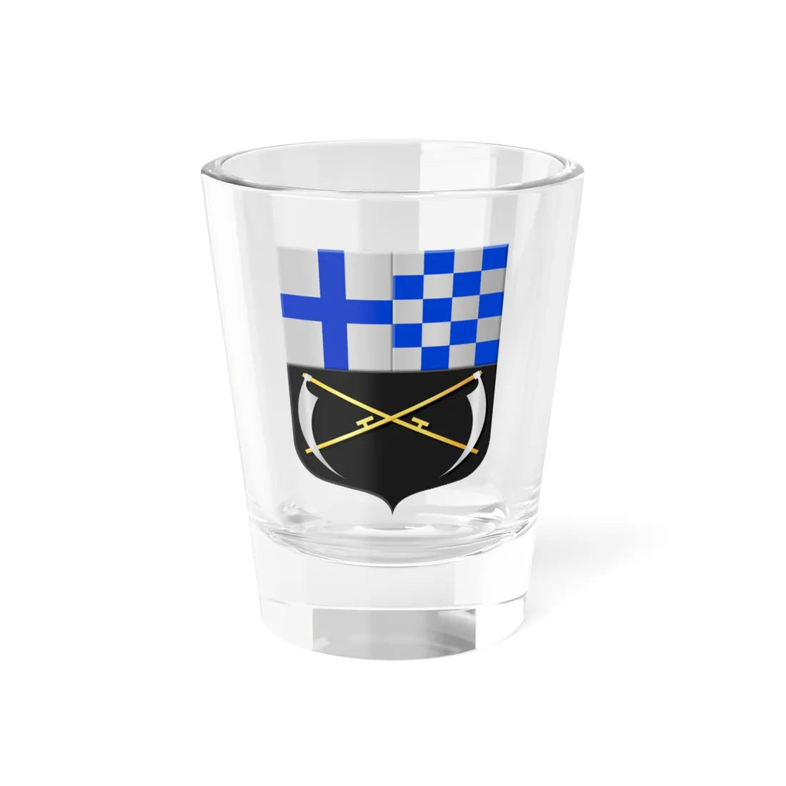 Nieuwleusen wapen (Netherlands) (Coat of Arms) Shot Glass 1.5oz 1.5oz - Go Mug Yourself