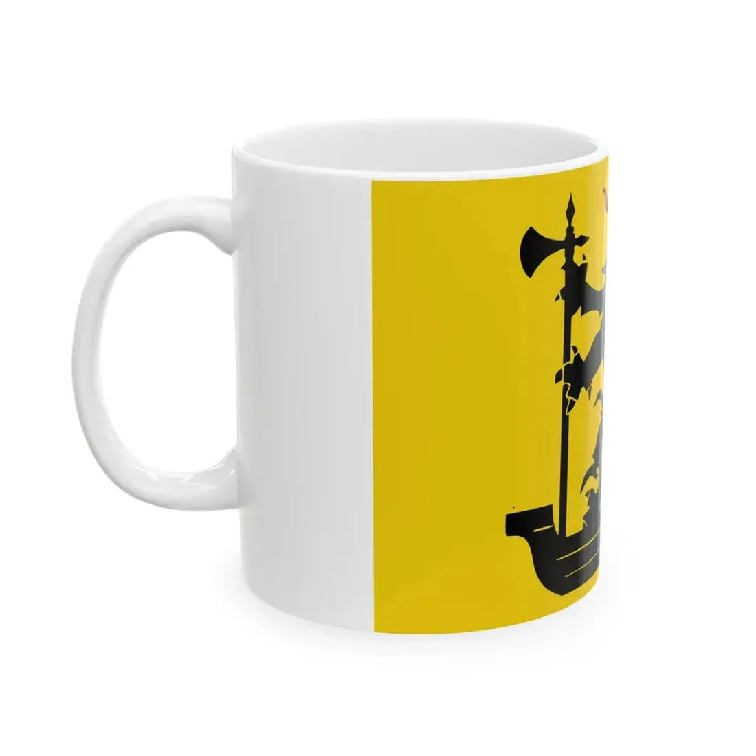 Nieuwpoort B vlag (Belgium) White Coffee Mug - Go Mug Yourself