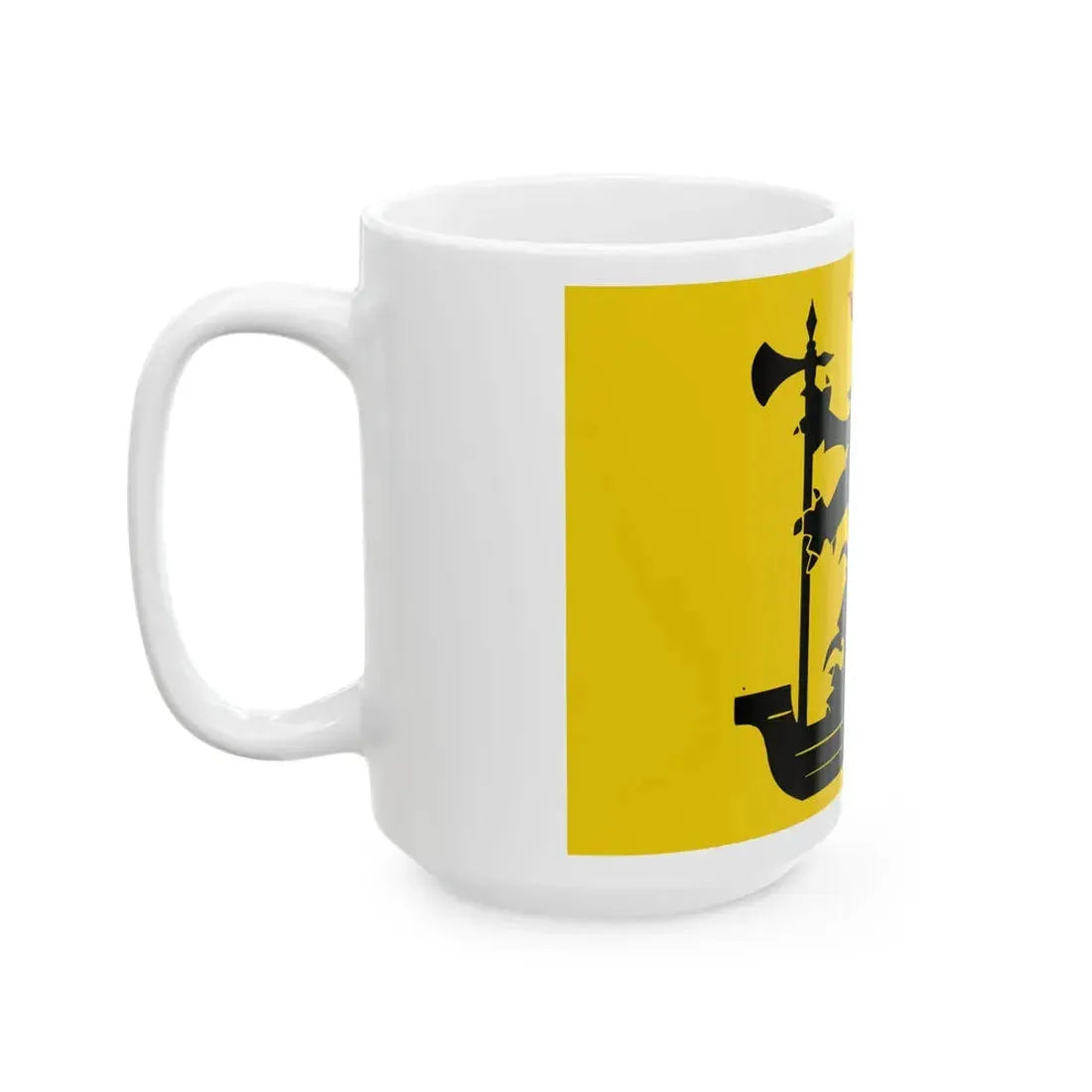 Nieuwpoort B vlag (Belgium) White Coffee Mug - Go Mug Yourself