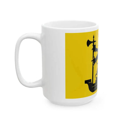 Nieuwpoort B vlag (Belgium) White Coffee Mug - Go Mug Yourself