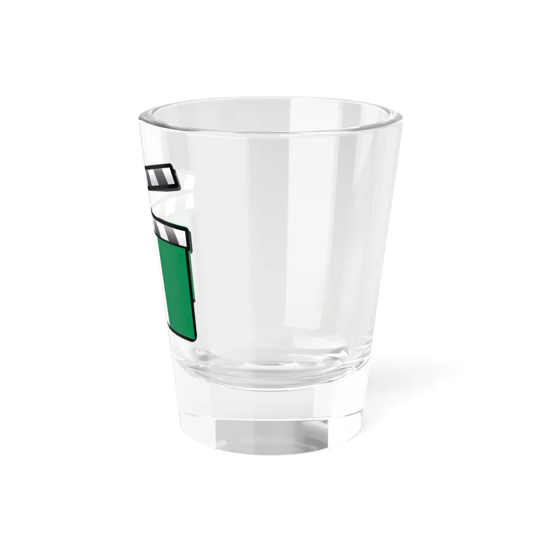 Nigeria film clapperboard (Niger) Shot Glass 1.5oz - Go Mug Yourself