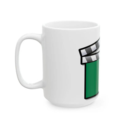 Nigeria film clapperboard (Niger) White Coffee Mug - Go Mug Yourself