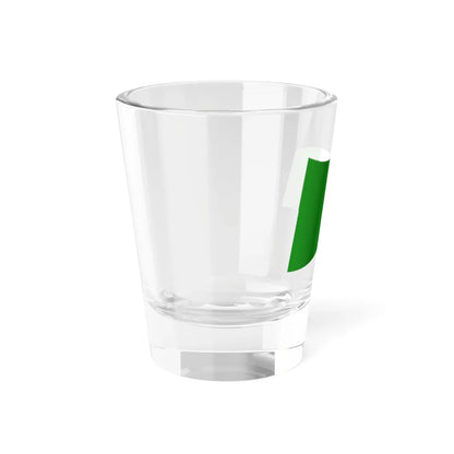 Nigeria Flag - iconic waving (Niger) Shot Glass 1.5oz - Go Mug Yourself
