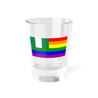 Nigeria Rainbow Flag (Niger) Shot Glass 1.5oz 1.5oz - Go Mug Yourself