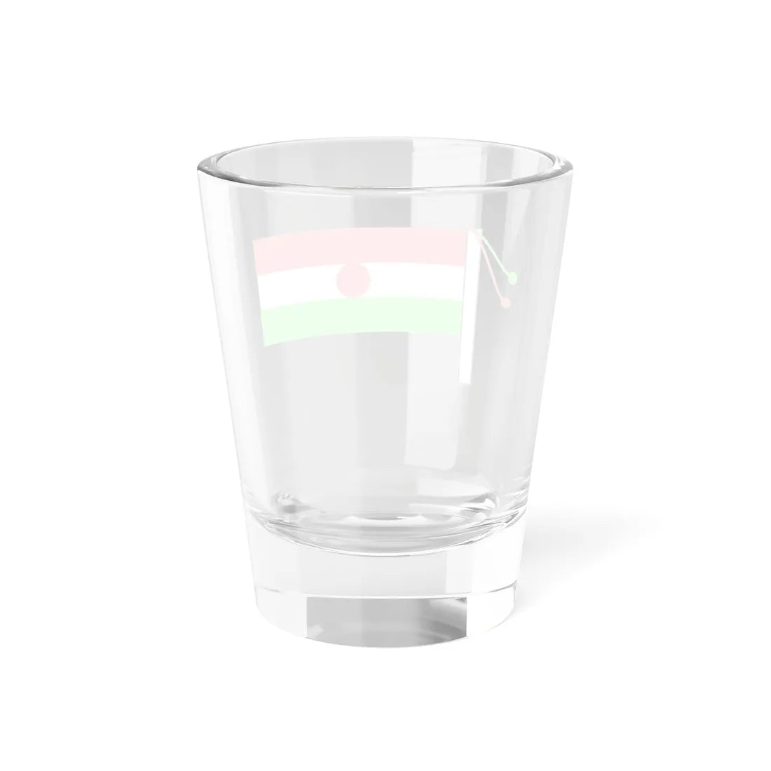 Nigerien tricolor (Niger) Shot Glass 1.5oz - Go Mug Yourself