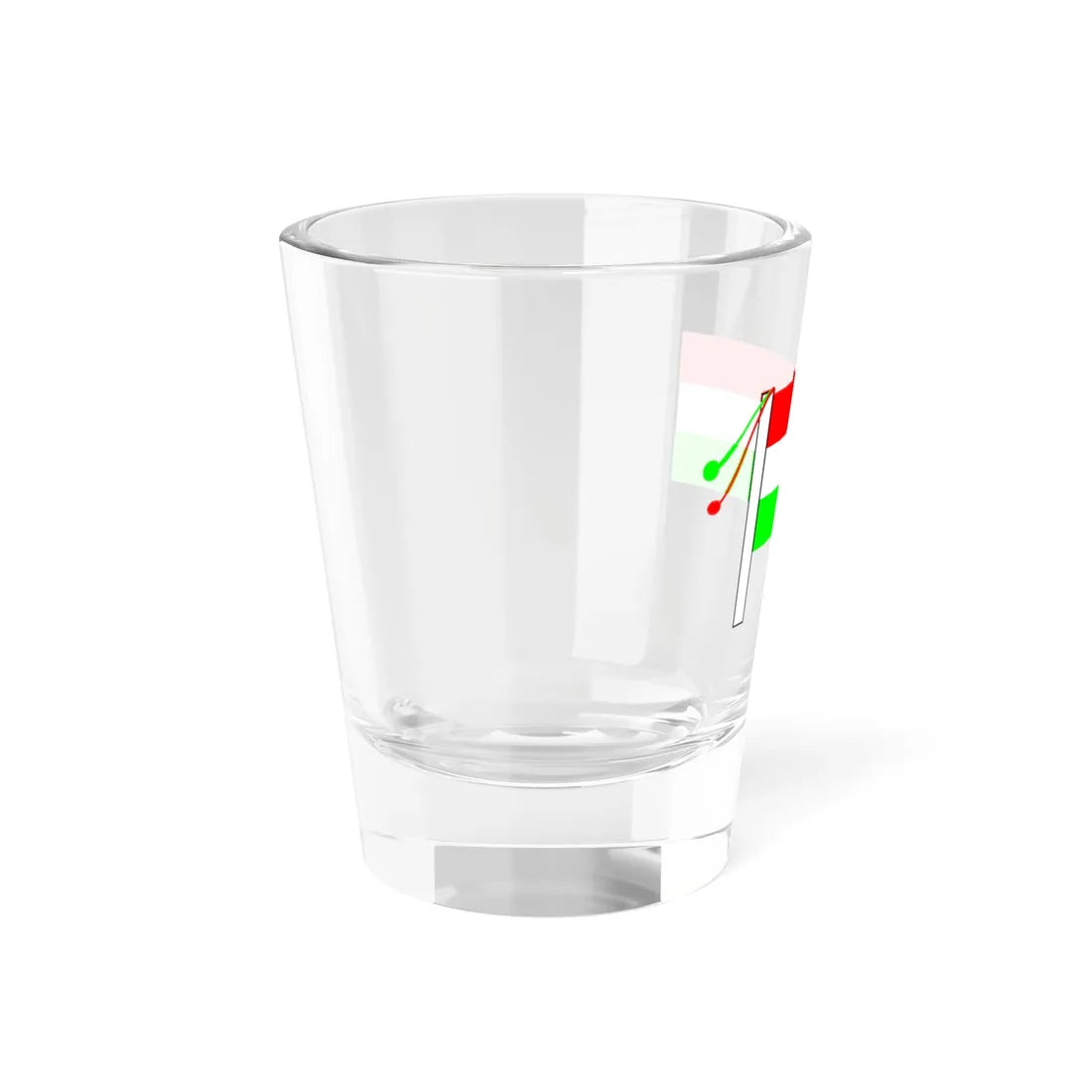 Nigerien tricolor (Niger) Shot Glass 1.5oz - Go Mug Yourself