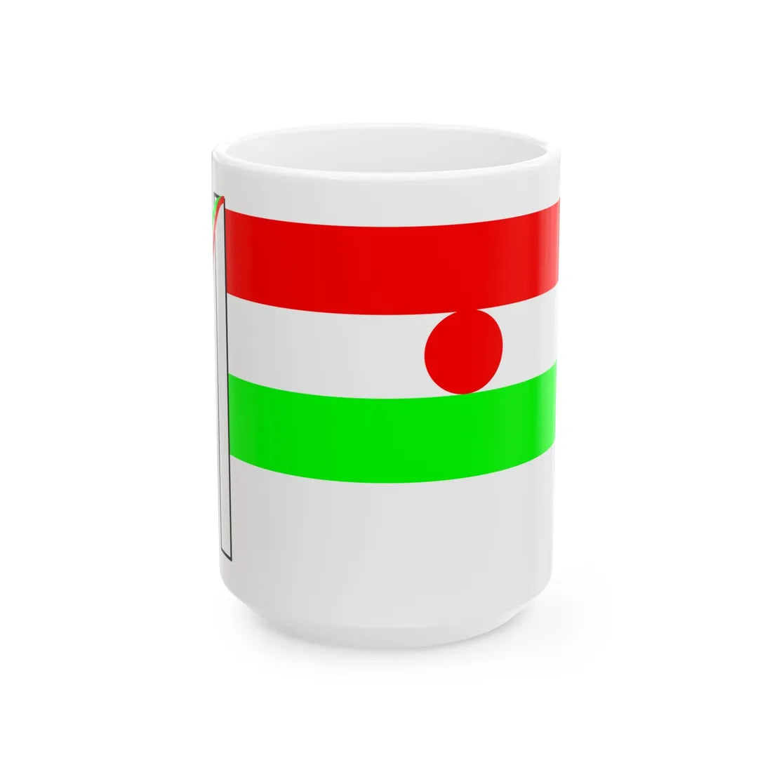 Nigerien tricolor (Niger) White Coffee Mug 15oz - Go Mug Yourself