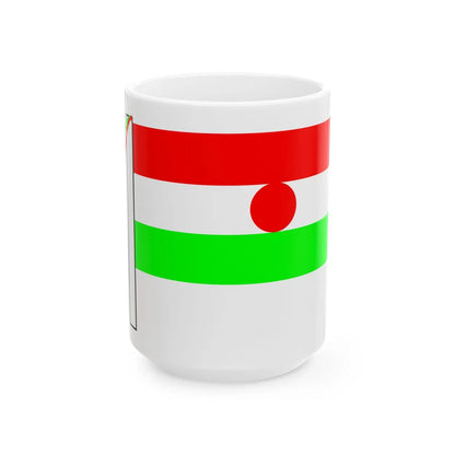 Nigerien tricolor (Niger) White Coffee Mug 15oz - Go Mug Yourself
