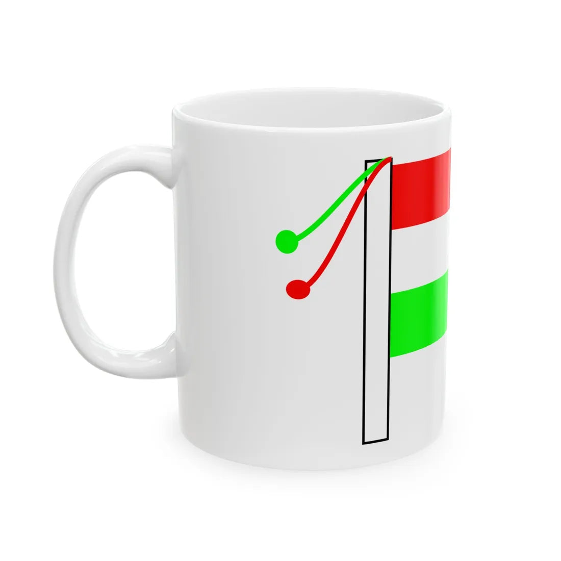 Nigerien tricolor (Niger) White Coffee Mug - Go Mug Yourself