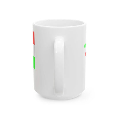 Nigerien tricolor (Niger) White Coffee Mug - Go Mug Yourself