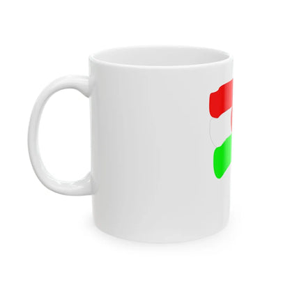 Nigertricolor (Niger) White Coffee Mug - Go Mug Yourself