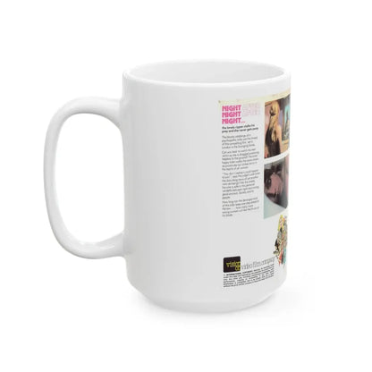 NIGHT AFTER NIGHT AFTER NIGHT (VHS COVER) - White Coffee Mug - Go Mug Yourself