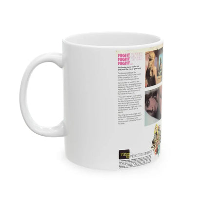 NIGHT AFTER NIGHT AFTER NIGHT (VHS COVER) - White Coffee Mug - Go Mug Yourself