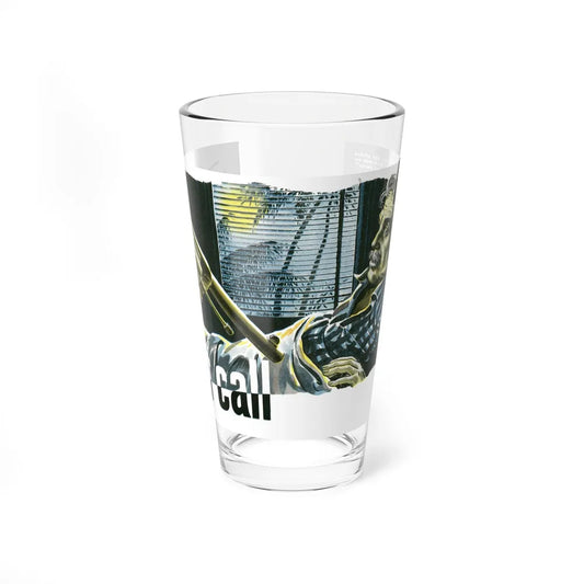 Night Call by M. Cameron Pollock, The Man magazine, 1952 (Magazine Illustration) Pint Glass 16oz-16oz-Go Mug Yourself