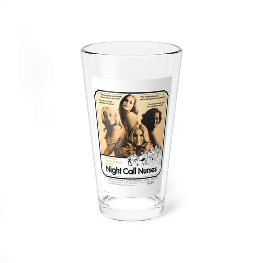 NIGHT CALL NURSES 1972 Movie Poster - Pint Glass 16oz-16oz-Go Mug Yourself