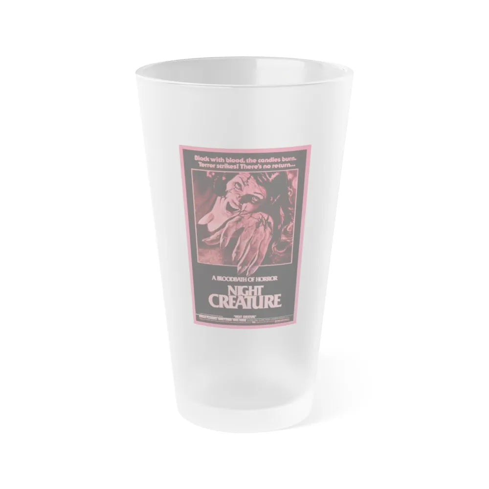 NIGHT CREATURE (OUT OF THE DARKNESS) 1978 Movie Poster - Frosted Pint Glass 16oz-16oz-Frosted-Go Mug Yourself