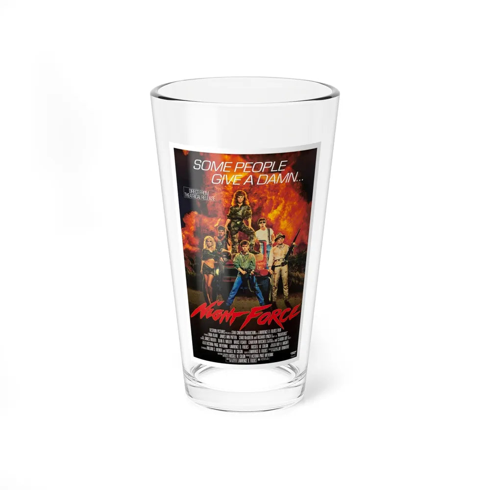 NIGHT FORCE 1987 Movie Poster - Pint Glass 16oz-16oz-Go Mug Yourself