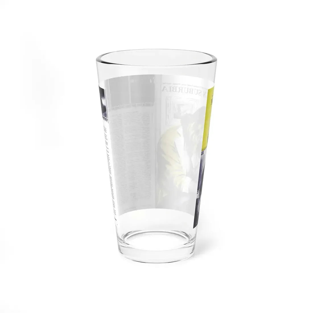 Night In Suburbia, Adam magazine, Vol. 6 No. 2, 1961 (Magazine Illustration) Pint Glass 16oz - Go Mug Yourself