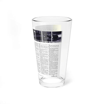Night In Suburbia, Adam magazine, Vol. 6 No. 2, 1961 (Magazine Illustration) Pint Glass 16oz - Go Mug Yourself