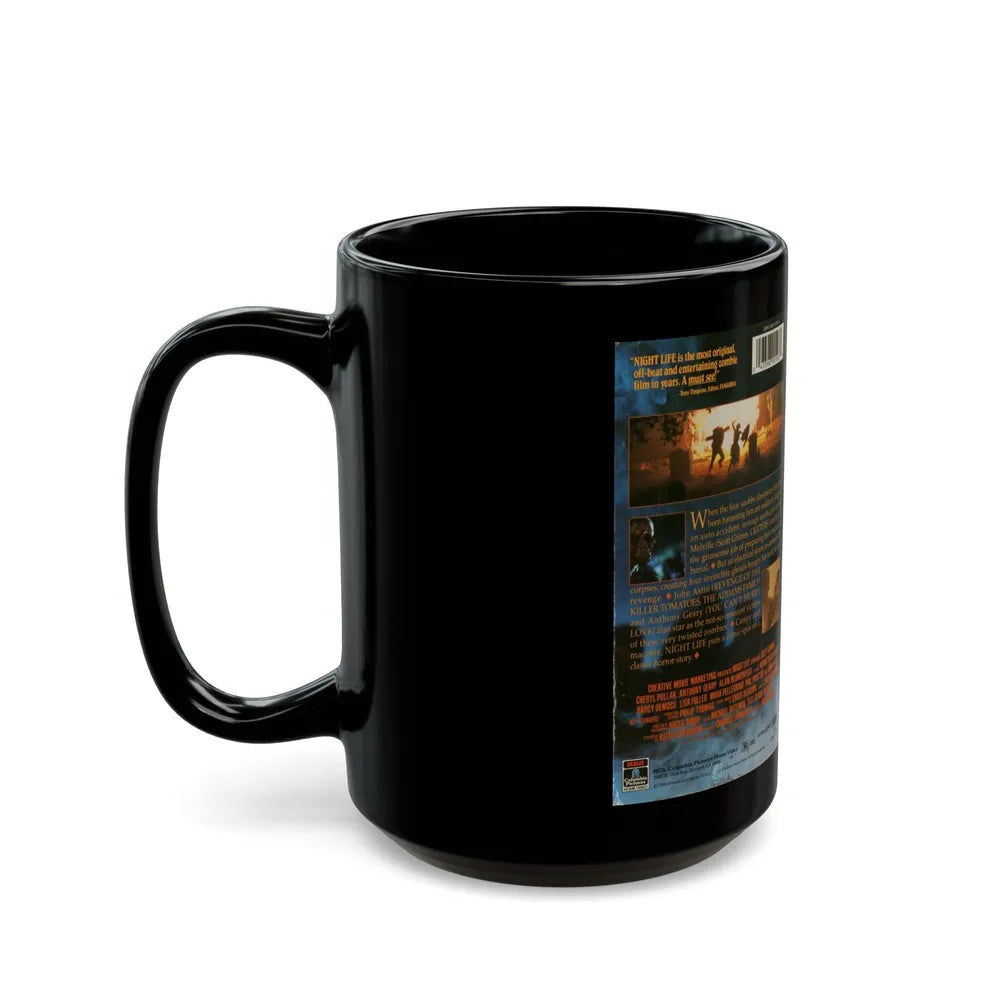 NIGHT LIFE (VHS COVER) - Black Coffee Mug-Go Mug Yourself