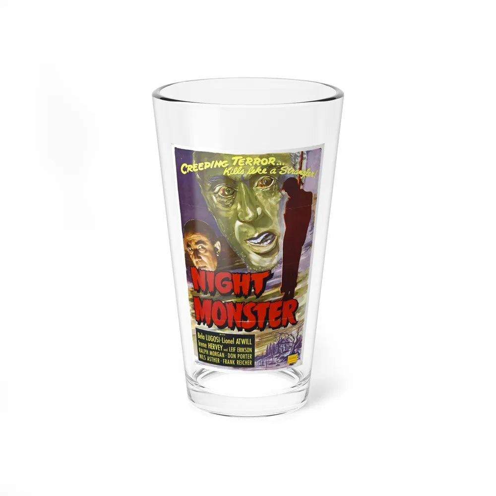 NIGHT MONSTER 1942 Movie Poster - Pint Glass 16oz-16oz-Go Mug Yourself