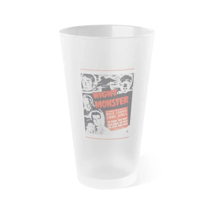 NIGHT MONSTER (3) 1942 Movie Poster - Frosted Pint Glass 16oz 16oz Frosted - Go Mug Yourself