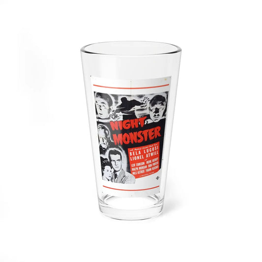 NIGHT MONSTER (3) 1942 Movie Poster - Pint Glass 16oz-16oz-Go Mug Yourself