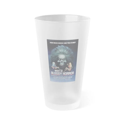 NIGHT OF BLOODY HORROR 1969 Movie Poster - Frosted Pint Glass 16oz-16oz-Frosted-Go Mug Yourself