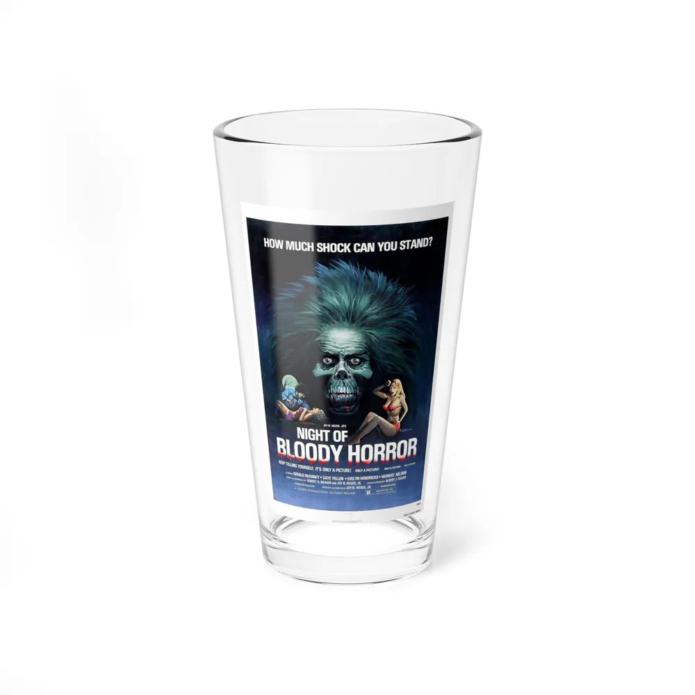 NIGHT OF BLOODY HORROR 1969 Movie Poster - Pint Glass 16oz-16oz-Go Mug Yourself