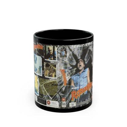 NIGHT OF RETRIBUTION (VHS COVER) - Black Coffee Mug-11oz-Go Mug Yourself