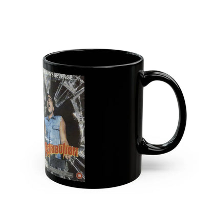 NIGHT OF RETRIBUTION (VHS COVER) - Black Coffee Mug-Go Mug Yourself