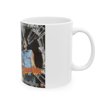 NIGHT OF RETRIBUTION (VHS COVER) - White Coffee Mug-Go Mug Yourself