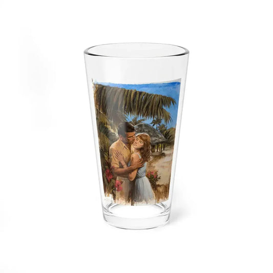 Night of the Beguine, Harlequin Romance 2745, Paperback Novel Cover, 1986 - Pint Glass 16oz 16oz - Go Mug Yourself