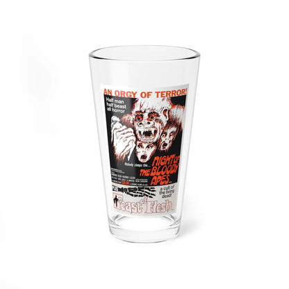 NIGHT OF THE BLOODY APES + FEAST OF FLESH 1969 Movie Poster - Pint Glass 16oz-16oz-Go Mug Yourself