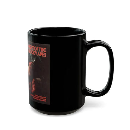 NIGHT OF THE BLOODY APES IFS VIDEO (VHS COVER) - Black Coffee Mug - Go Mug Yourself