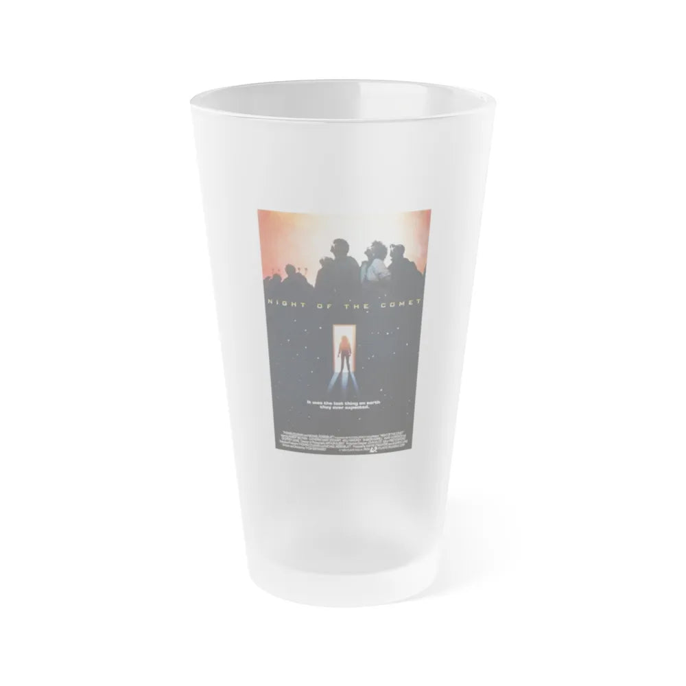 NIGHT OF THE COMET 1984 Movie Poster - Frosted Pint Glass 16oz-16oz-Frosted-Go Mug Yourself