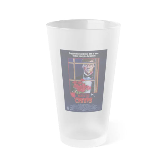 NIGHT OF THE CREEPS 1986 Movie Poster - Frosted Pint Glass 16oz-16oz-Frosted-Go Mug Yourself