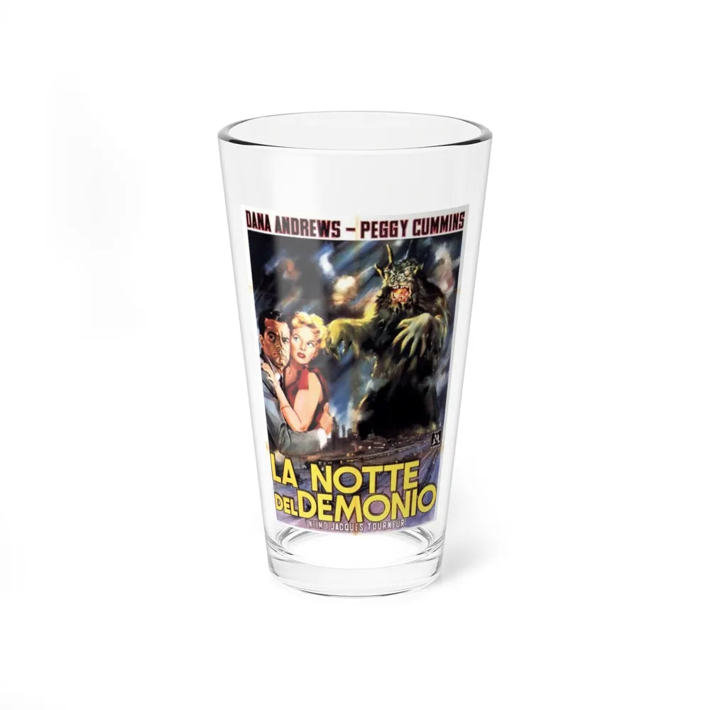 NIGHT OF THE DEMON (ITALIAN) 1980 Movie Poster - Pint Glass 16oz-16oz-Go Mug Yourself