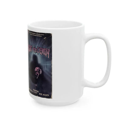 NIGHT OF THE DEMON MICHAEL J CUTT (VHS COVER) - White Coffee Mug - Go Mug Yourself