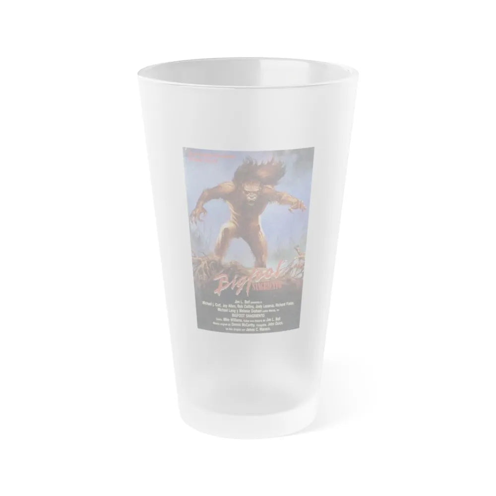 NIGHT OF THE DEMON (SPANISH) 1980 Movie Poster - Frosted Pint Glass 16oz-16oz-Frosted-Go Mug Yourself