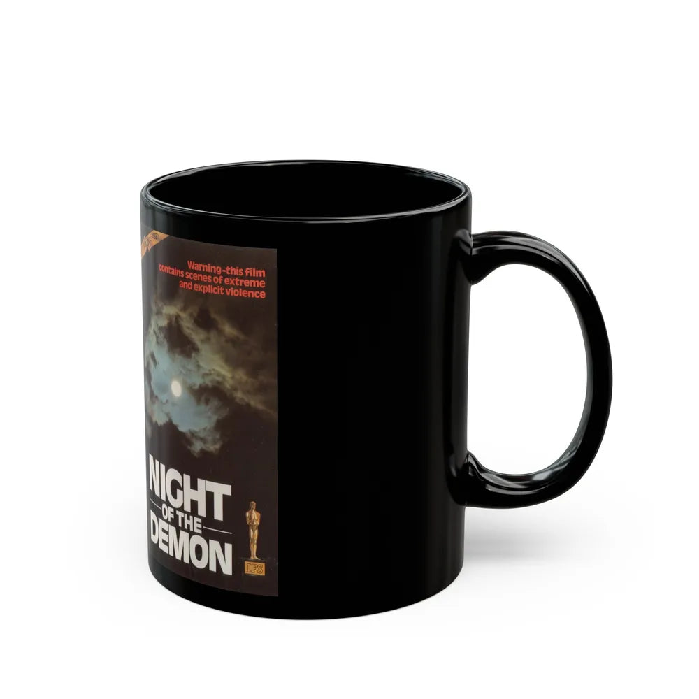 NIGHT OF THE DEMON (VHS COVER) - Black Coffee Mug-Go Mug Yourself