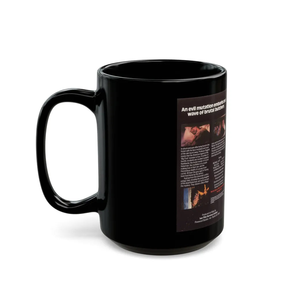 NIGHT OF THE DEMON (VHS COVER) - Black Coffee Mug-Go Mug Yourself